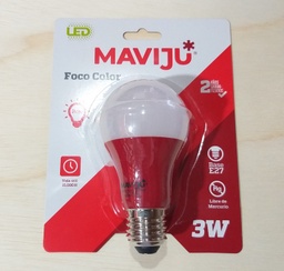 [IL070207] FOCO LED MAVIJU 6W ROJO E27