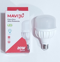 [IL070389] FOCO LED MAVIJU 20W 110/220V E27 6500K T/GLOBO