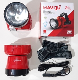 [IL140005] LINTERNA LED CABECERA 1L RECARGABLE KN-5031