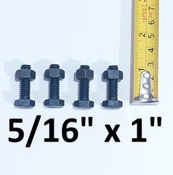 [PN5161] PERNO NEGRO 5/16´´ X 1´´ KG. 56 PERNOS C/T