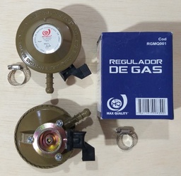 [RGMQ001] REGULADOR P/GAS DOMESTICO MAX QUALITY C/ABRAZ
