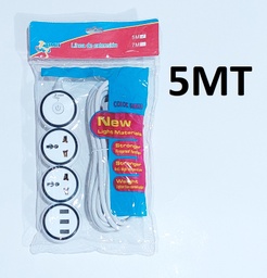 [S33] EXTENSION 5MT AMA ORUGA BLANCA C/USB