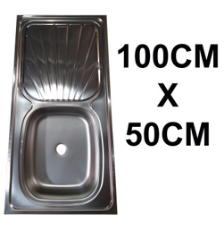 [WLS10050B] FREGADERO 1 POZO 100X50 PROYETTO MODELO NO 65696