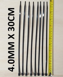 [AM0050] AMARRA PLASTICA 30CM X 4.0MM BLANCA CONSUN/COMANDO